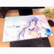 画像2:  【予約商品】  カーテン魂　Summer Pockets REFLECTION BLUE ラバーマット（空門蒼／夏フェス2025） 【26年12月上旬発売】    (2)