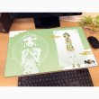 画像2:  【再販予約商品】  カーテン魂　無職転生II 〜異世界行ったら本気だす〜 描き下ろしラバーマット（シルフィエット／チャイナ） 【26年12月上旬再販】 (2)