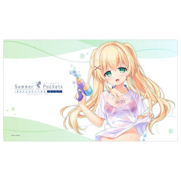 画像1:  【予約商品】  カーテン魂　Summer Pockets REFLECTION BLUE ラバーマット（紬ヴェンダース／夏フェス2024） 【26年12月上旬発売】    (1)