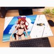 画像2:  【再販予約商品】  カーテン魂　無職転生II 〜異世界行ったら本気だす〜 描き下ろしラバーマット（エリス／水着） 【26年12月上旬再販】 (2)