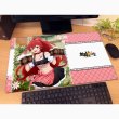 画像2:  【再販予約商品】  カーテン魂　無職転生II 〜異世界行ったら本気だす〜 描き下ろしラバーマット（エリス／ディアンドル） 【26年12月上旬再販】 (2)
