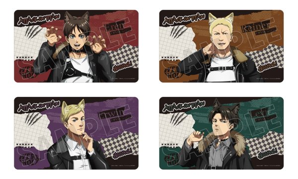 画像4:  【予約商品】  アルマビアンカ　TVアニメ『進撃の巨人』 描き下ろし エルヴィン 狼男ver. マルチデスクマット 【26年12月上旬発売】 (4)