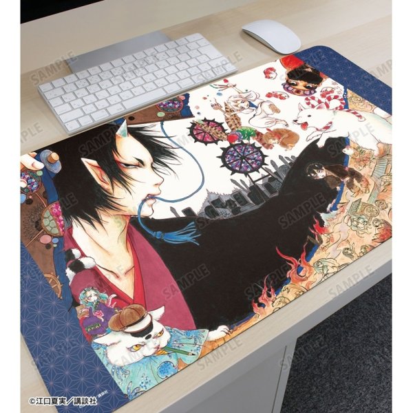 画像3:  【予約商品】  アルマビアンカ　漫画『鬼灯の冷徹』 カラーイラスト マルチデスクマット ver.A 【26年11月上旬発売】 (3)
