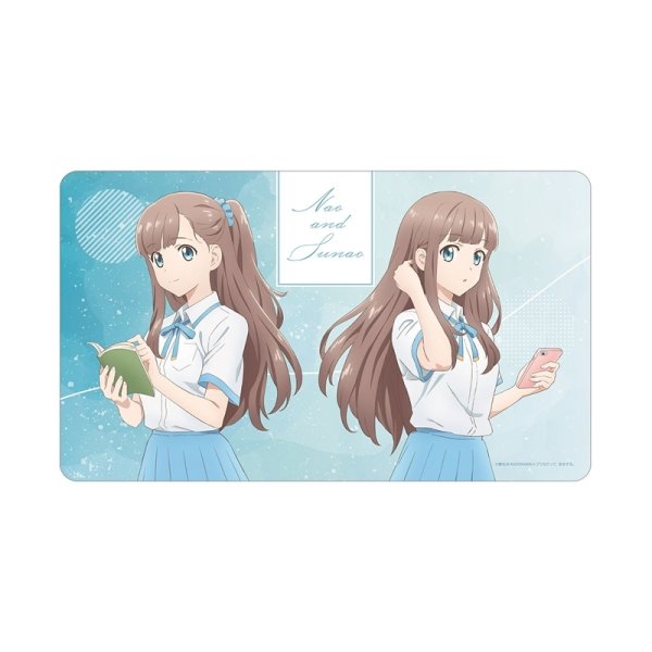 画像1:  【予約商品】  アルマビアンカ　TVアニメ「レプリカだって、恋をする。」 ナオ&愛川素直 マルチデスクマット 【26年11月中旬発売】 (1)
