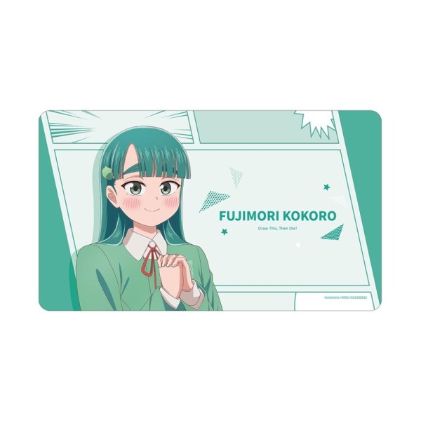 画像1:  【予約商品】  アルマビアンカ　TVアニメ『これ描いて死ね』 藤森 心 マルチデスクマット 【26年11月中旬発売】 (1)