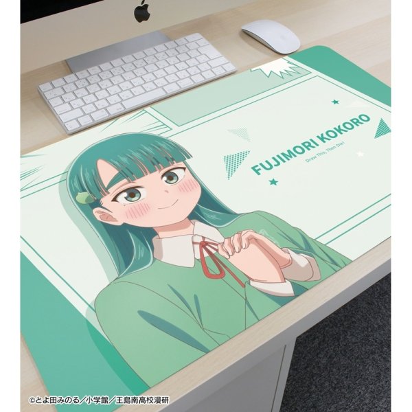 画像3:  【予約商品】  アルマビアンカ　TVアニメ『これ描いて死ね』 藤森 心 マルチデスクマット 【26年11月中旬発売】 (3)