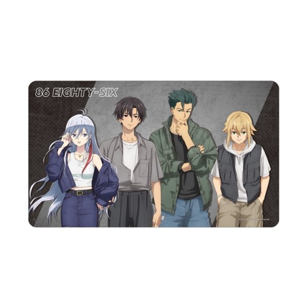 画像1:  【予約商品】  アルマビアンカ　TVアニメ「８６―エイティシックス―」 描き下ろし 集合 ストリートファッションver. マルチデスクマット 【26年12月上旬発売】 (1)