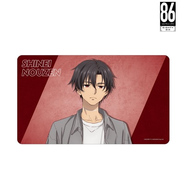 画像2:  【予約商品】  アルマビアンカ　TVアニメ「８６―エイティシックス―」 描き下ろし シンエイ・ノウゼン ストリートファッションver. マルチデスクマット 【26年12月上旬発売】 (2)