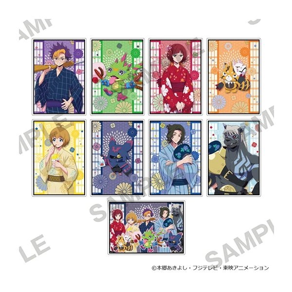画像1:  【予約商品】  KADOKAWA  DIGIMON BEATBREAK オーロラアクリルカード お祭りVer. Pack  BOX（9パック入り） 【26年12月発売】 (1)