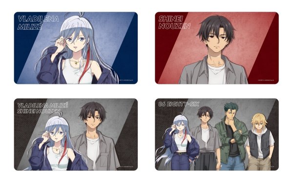 画像4:  【予約商品】  アルマビアンカ　TVアニメ「８６―エイティシックス―」 描き下ろし ヴラディレーナ・ミリーゼ ストリートファッションver. マルチデスクマット 【26年12月上旬発売】 (4)