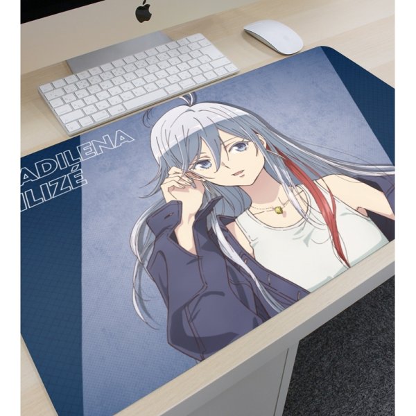 画像3:  【予約商品】  アルマビアンカ　TVアニメ「８６―エイティシックス―」 描き下ろし ヴラディレーナ・ミリーゼ ストリートファッションver. マルチデスクマット 【26年12月上旬発売】 (3)