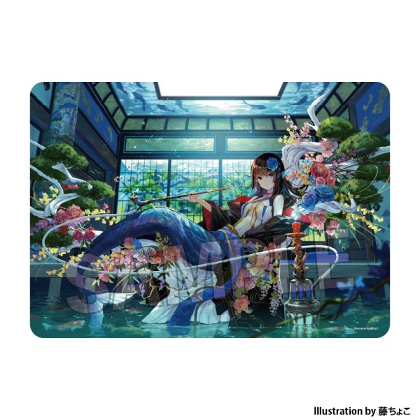 画像1:  【予約商品】  PROOF 工画堂スタジオイラストレーターセレクション イラストプレイマットNT 藤ちょこ 奥座敷の人魚姫 【26年11月発売】 (1)