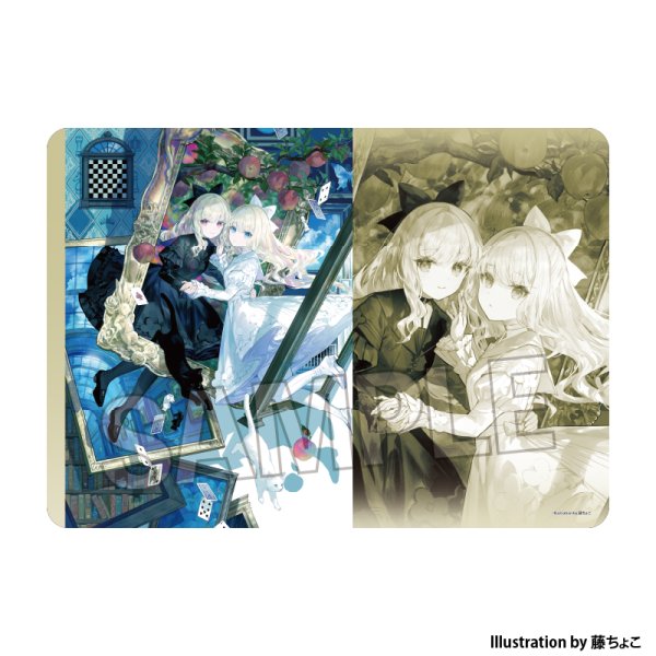画像1:  【予約商品】  PROOF 工画堂スタジオイラストレーターセレクション イラストプレイマットNT 藤ちょこ 絵画の国のアリス 【26年11月発売】 (1)