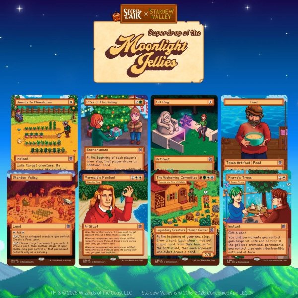 画像1:  【予約商品】  マジック：ザ・ギャザリング SECRET LAIR『Secret Lair x Stardew Valley: Welcome to Stardew Valley』英語版 【26年9月発売】 (1)