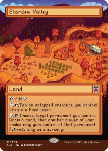 画像2:  【予約商品】  マジック：ザ・ギャザリング SECRET LAIR『Secret Lair x Stardew Valley: Welcome to Stardew Valley』英語版 【26年9月発売】 (2)