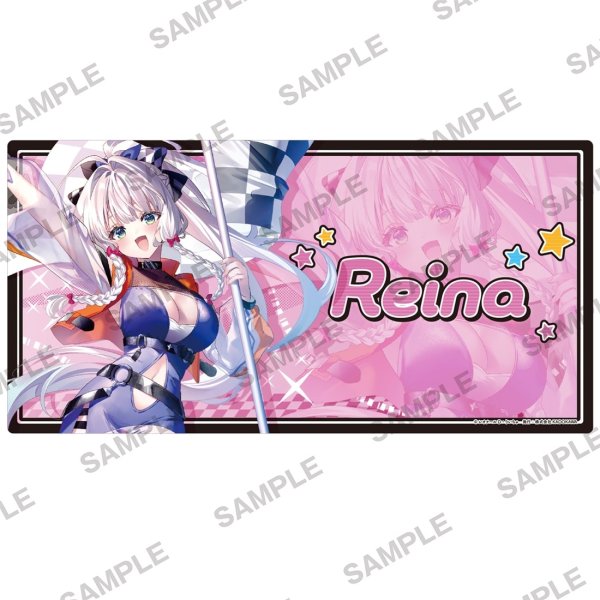 画像1:  【予約商品】  KADOKAWA 『モブ司祭だけど、この世界が乙女ゲームだと気づいたのでヒロインを育成します』デスクマット　レイナ　レースクイーンVer. 【26年12月3日発売】 (1)