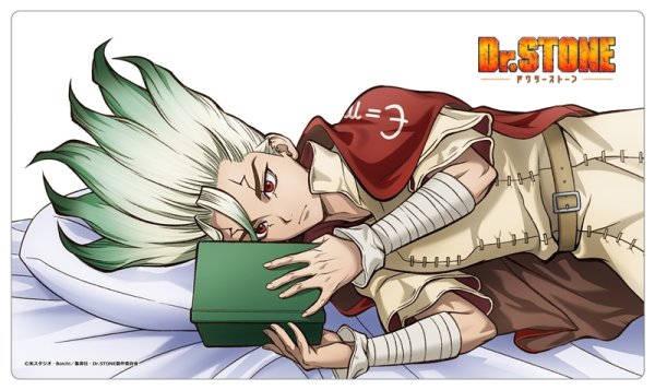画像1:  【予約商品】  松本商事　Dr.STONE 【描き下ろし】ラバーマット　石神千空（4期Ver.） 【26年11月発売】 (1)