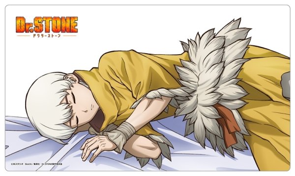 画像1:  【予約商品】  松本商事　Dr.STONE 【描き下ろし】ラバーマット　西園寺羽京 【26年11月発売】 (1)