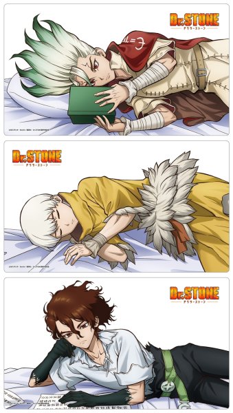 画像2:  【予約商品】  松本商事　Dr.STONE 【描き下ろし】ラバーマット　石神千空（4期Ver.） 【26年11月発売】 (2)
