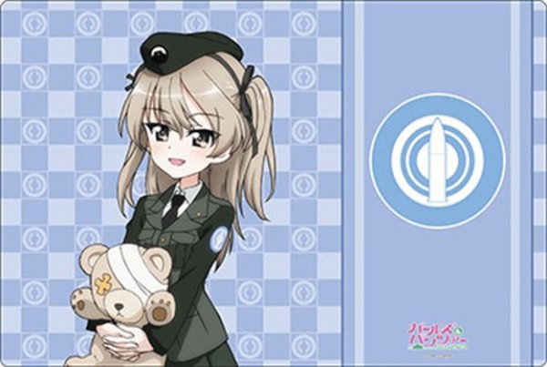 画像1:  【予約商品】  ブシロード ラバーマットコレクション V2 Vol.2168　ガールズ＆パンツァー『島田 愛里寿』 【26年10月30日発売】    (1)