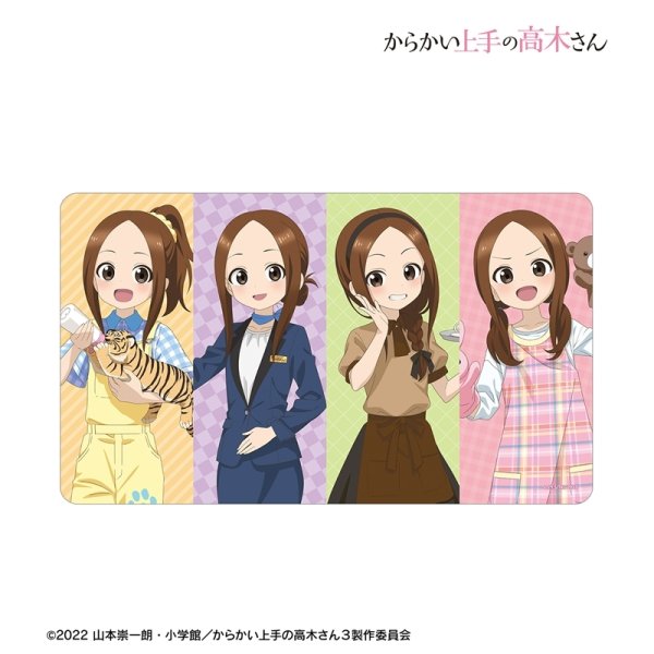 画像2:  【予約商品】  アルマビアンカ　からかい上手の高木さん 描き下ろし 高木さん 集合 お仕事体験ver. 第2弾 マルチデスクマット 【26年12月上旬発売】 (2)