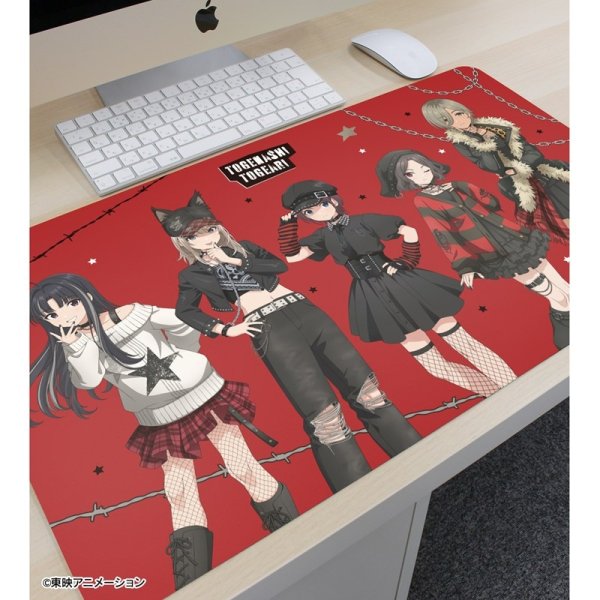 画像3:  【予約商品】  アルマビアンカ　ガールズバンドクライ 描き下ろし トゲナシトゲアリ パンクファッションver. マルチデスクマット 【26年12月上旬発売】 (3)