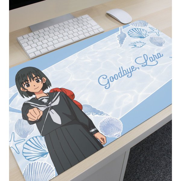 画像3:  【予約商品】  アルマビアンカ　TVアニメ「さよならララ」 大津茉里 マルチデスクマット 【26年12月上旬発売】 (3)
