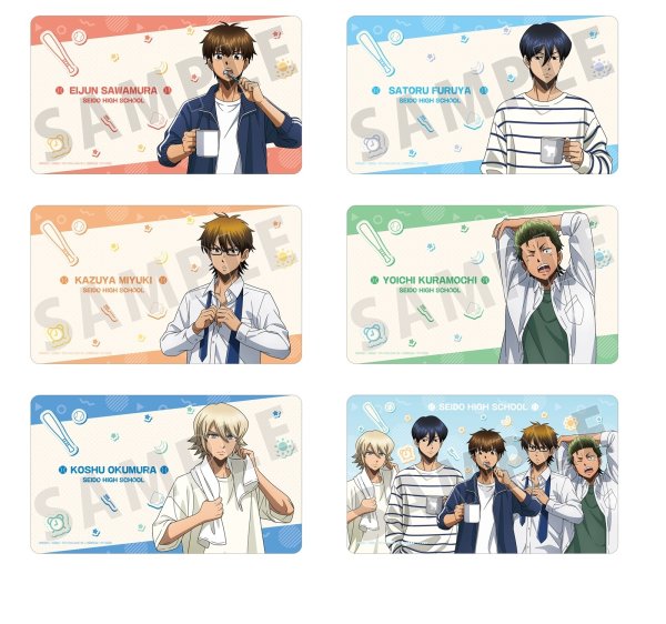 画像4:  【予約商品】  アルマビアンカ　TVアニメ『ダイヤのA actII -Second Season-』 描き下ろし 倉持 洋一 朝の支度ver. マルチデスクマット 【26年12月上旬発売】 (4)