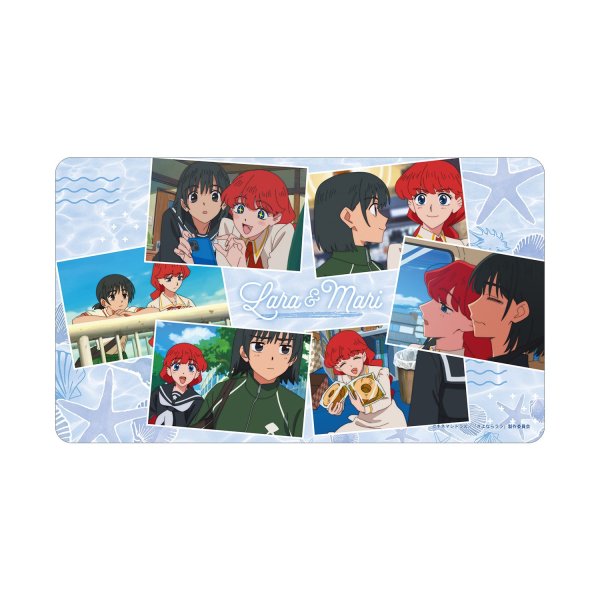 画像1:  【予約商品】  アルマビアンカ　TVアニメ「さよならララ」 ララ&大津茉里 場面写マルチデスクマット 【26年12月上旬発売】 (1)