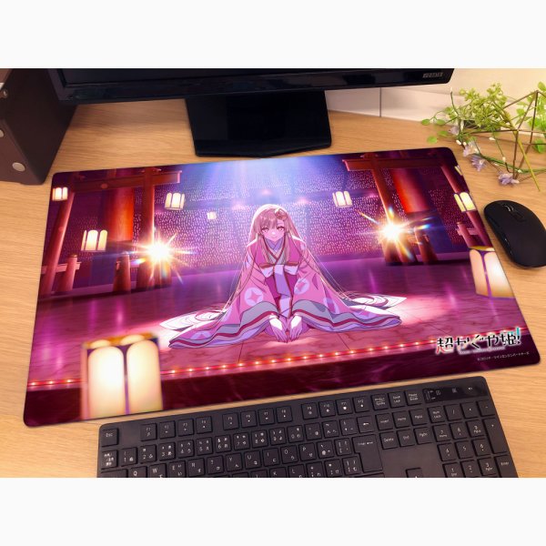 画像2:  【再販予約商品】  カーテン魂　超かぐや姫！ ラバーマット（ティザービジュアル） 【26年12月中旬再販】 (2)