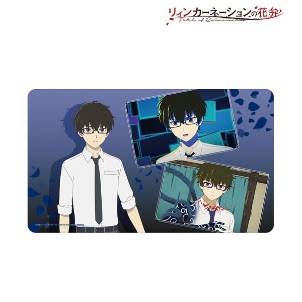 画像1:  【予約商品】  アルマビアンカ　TVアニメ『リィンカーネーションの花弁』 扇寺東耶 場面写マルチデスクマット 【26年12月中旬発売】 (1)
