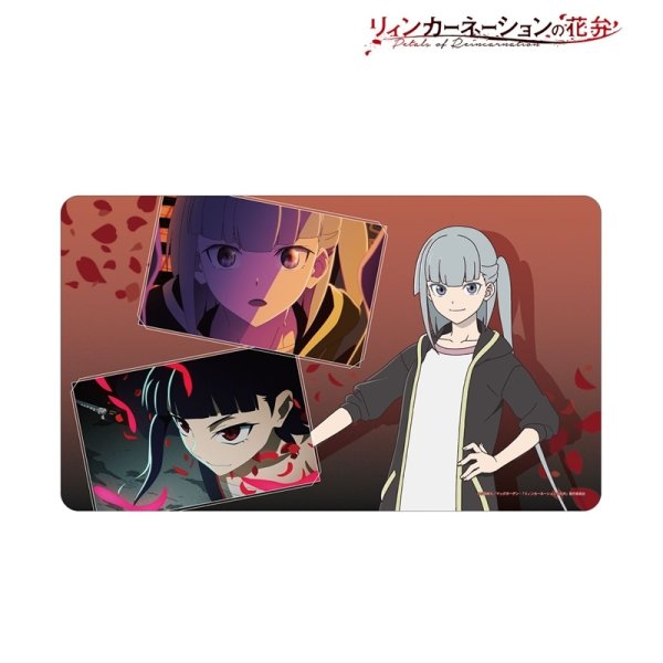 画像1:  【予約商品】  アルマビアンカ　TVアニメ『リィンカーネーションの花弁』 灰都・ルオ・ブフェット 場面写マルチデスクマット 【26年12月中旬発売】 (1)