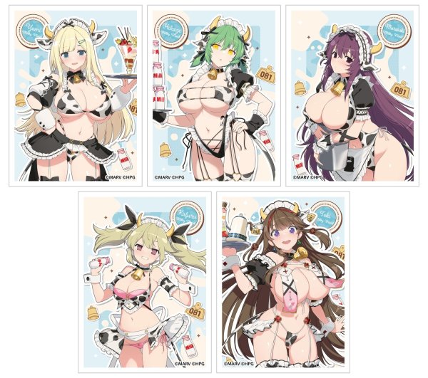 画像2:  【予約商品】  カーテン魂　[シノビマスター 閃乱カグラ NEW LINK]描き下ろしスリーブ（華風流／ミルキーメイド）（65枚入り） 【26年12月中旬発売】 (2)