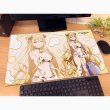 画像2:  【予約商品】  カーテン魂　[デート・ア・ライブV]描き下ろしラバーマット（星宮六喰／牛柄水着） 【26年12月中旬発売】 (2)