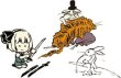 画像4:  【予約商品】  Lian ラバーマット 東方Project L-12　幻想戯画 【26年10月末発売】 (4)