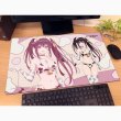 画像2:  【予約商品】  カーテン魂　[デート・ア・ライブV]描き下ろしラバーマット（時崎狂三／牛柄水着） 【26年12月中旬発売】 (2)