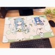 画像2:  【予約商品】  カーテン魂　[デート・ア・ライブV]描き下ろしラバーマット（四糸乃／牛柄水着） 【26年12月中旬発売】 (2)