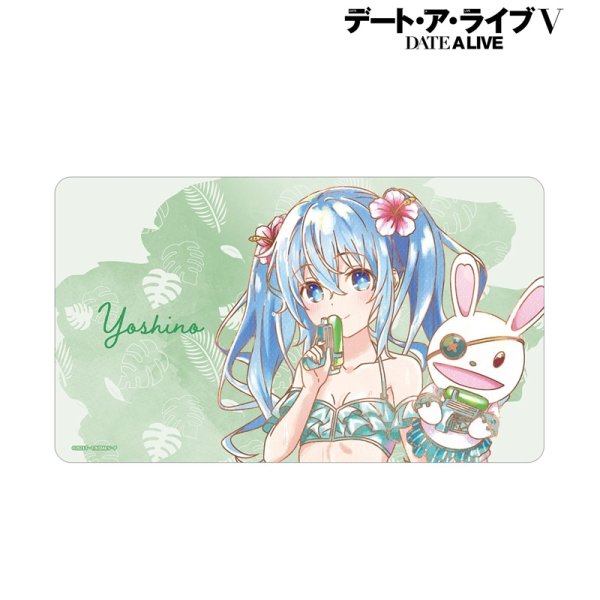 画像2:  【予約商品】  アルマビアンカ　アニメ「デート・ア・ライブV」 描き下ろし 四糸乃 デート・ア・バカンスver. Ani-Art aqua label マルチデスクマット 【26年12月中旬発売】 (2)