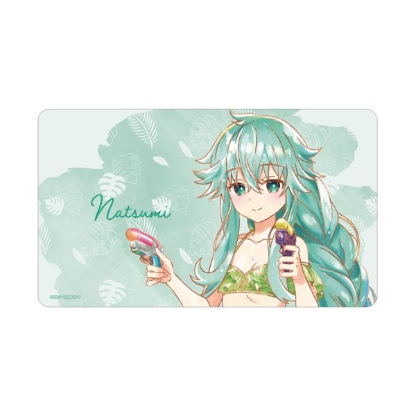 画像1:  【予約商品】  アルマビアンカ　アニメ「デート・ア・ライブV」 描き下ろし 七罪 デート・ア・バカンスver. Ani-Art aqua label マルチデスクマット 【26年12月中旬発売】 (1)