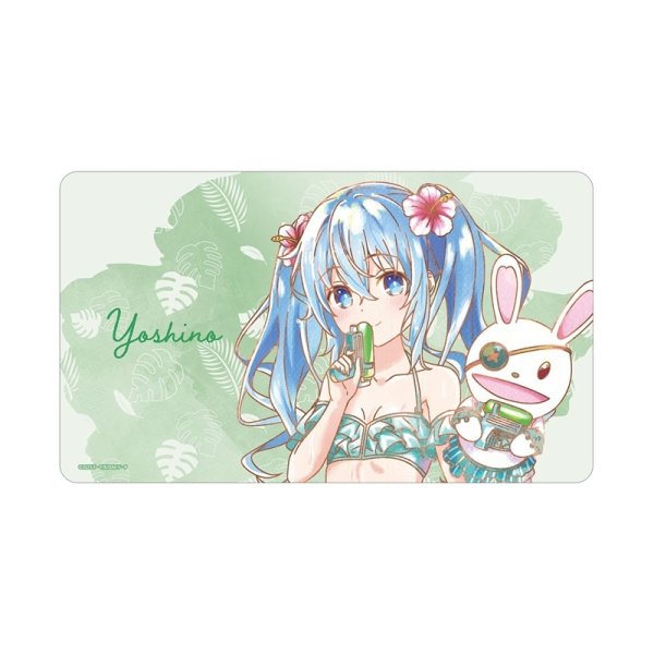 画像1:  【予約商品】  アルマビアンカ　アニメ「デート・ア・ライブV」 描き下ろし 四糸乃 デート・ア・バカンスver. Ani-Art aqua label マルチデスクマット 【26年12月中旬発売】 (1)