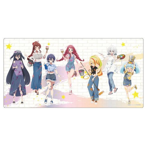 画像1:  【予約商品】  キャラバン　劇場版『ゾンビランドサガ ゆめぎんがパラダイス』 デスクマット 【26年12月発売】 (1)