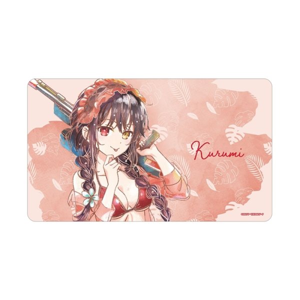 画像1:  【予約商品】  アルマビアンカ　アニメ「デート・ア・ライブV」 描き下ろし 時崎狂三 デート・ア・バカンスver. Ani-Art aqua label マルチデスクマット 【26年12月中旬発売】 (1)