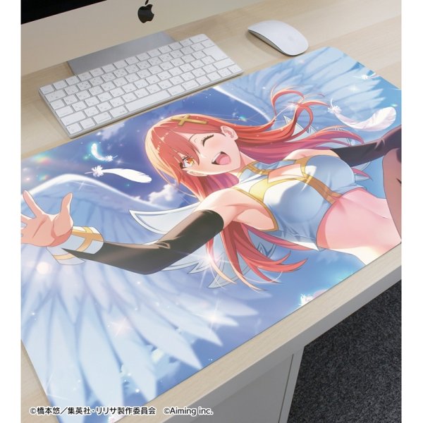 画像3:  【予約商品】  アルマビアンカ　TVアニメ『2.5次元の誘惑』 【友と奏でる勇気の音色】アリエル（天使空挺隊） 喜咲 アリア マルチデスクマット 【27年1月中旬発売】 (3)