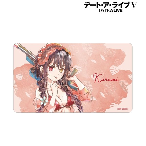 画像2:  【予約商品】  アルマビアンカ　アニメ「デート・ア・ライブV」 描き下ろし 時崎狂三 デート・ア・バカンスver. Ani-Art aqua label マルチデスクマット 【26年12月中旬発売】 (2)