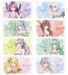 画像4:  【予約商品】  アルマビアンカ　アニメ「デート・ア・ライブV」 描き下ろし 時崎狂三 デート・ア・バカンスver. Ani-Art aqua label マルチデスクマット 【26年12月中旬発売】 (4)