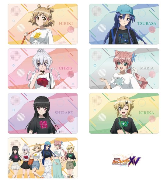 画像4:  【予約商品】  アルマビアンカ　戦姫絶唱シンフォギアＸＶ 描き下ろし マリア・カデンツァヴナ・イヴ 私服ver. マルチデスクマット 【26年12月中旬発売】 (4)