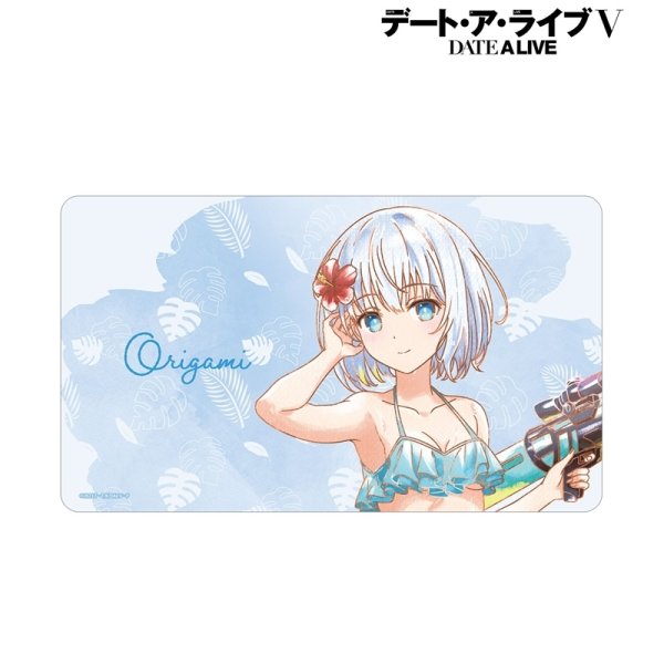 画像2:  【予約商品】  アルマビアンカ　アニメ「デート・ア・ライブV」 描き下ろし 鳶一折紙 デート・ア・バカンスver. Ani-Art aqua label マルチデスクマット 【26年12月中旬発売】 (2)