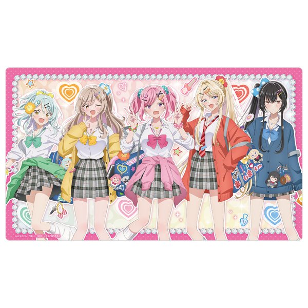 画像1:  【予約商品】  カーテン魂　[わたしが恋人になれるわけないじゃん、ムリムリ!（※ムリじゃなかった!?）]描き下ろしラバーマット（平成ギャルver.） 【27年1月下旬発売】 (1)