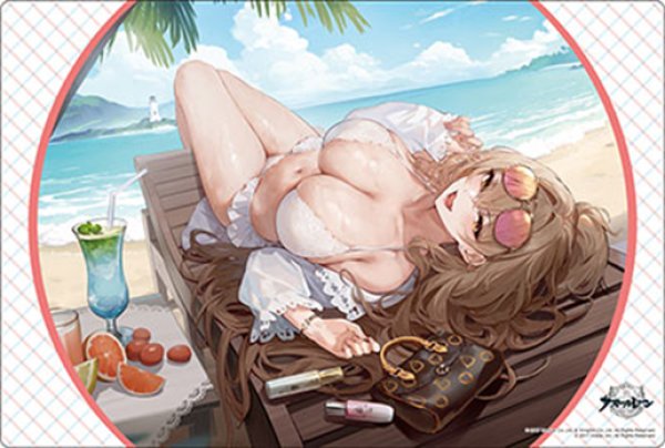画像1:  【予約商品】  ブシロード ラバーマットコレクション V2 Vol.2189　アズールレーン『ライオン』遊興心のダンディライオンver. 【26年12月4日発売】 (1)