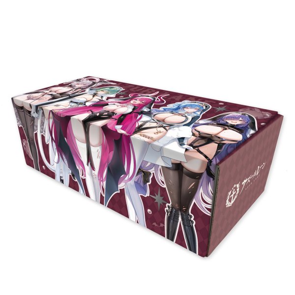 画像1:  【予約商品】  カーテン魂　[アズールレーン]描き下ろしストレージボックス（サキュバスシスター） 【27年1月下旬発売】 (1)